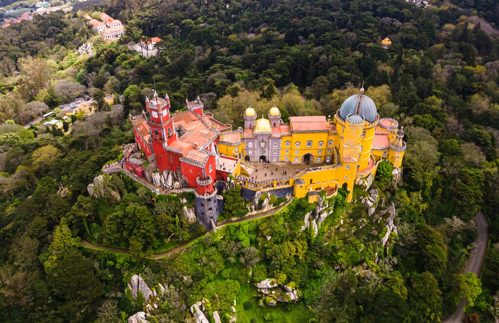 In Sintra, just outside of Lisbon, explore castles and forests