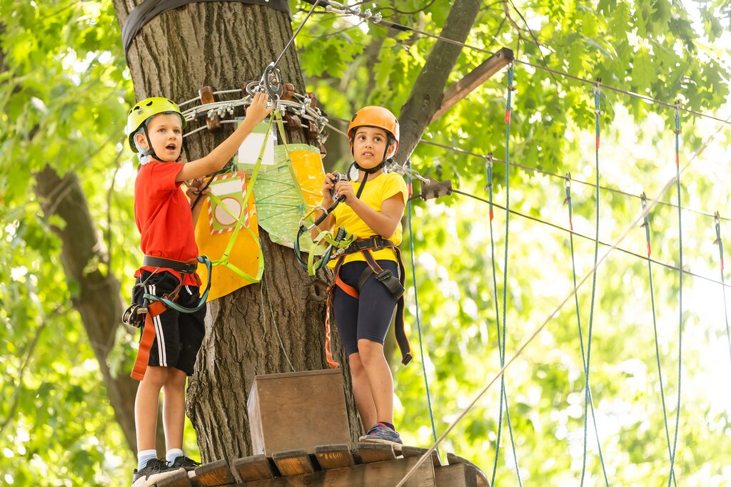 Surprise the kids with a ziplining adventure