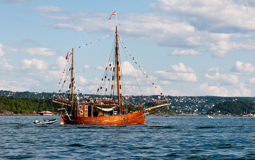 Wooden sailboat Oslo