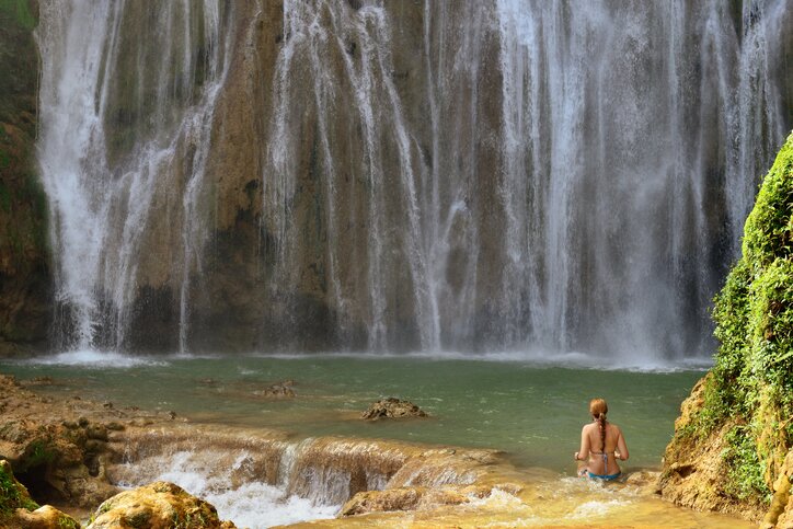 Cool off in the El Limón Waterfall near Samaná