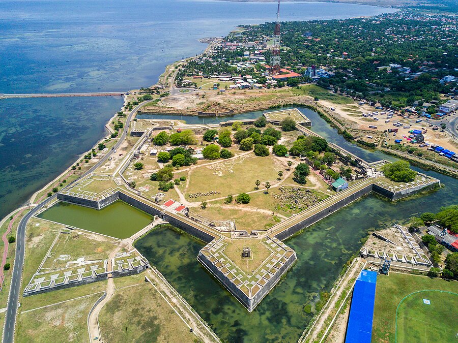 Jaffna's historic star-shaped Dutch fort