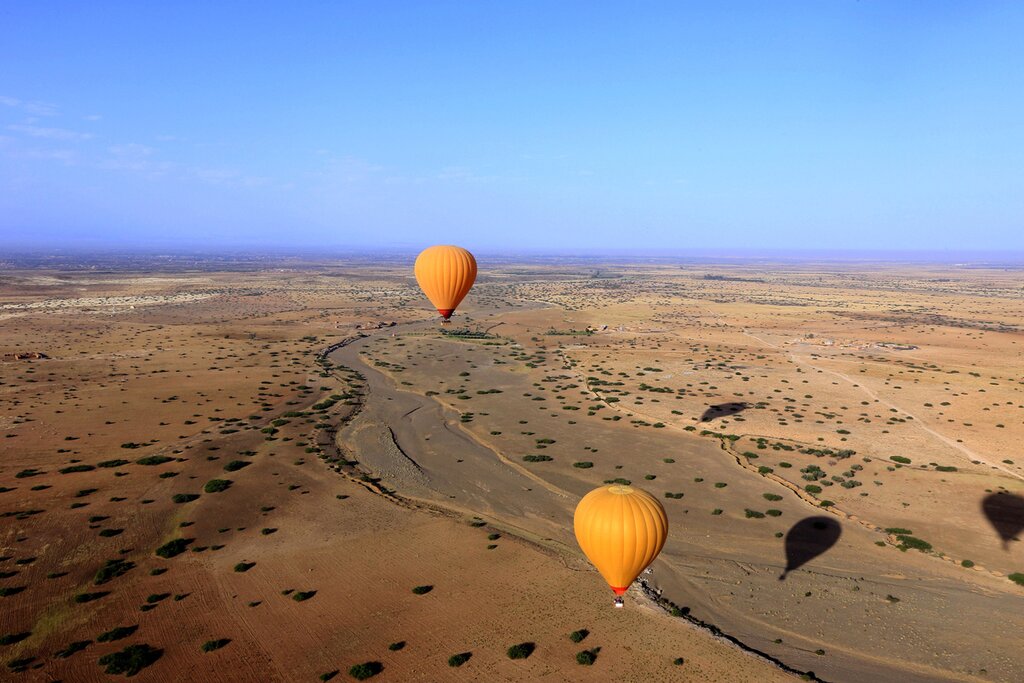 Soaring over Marrakech