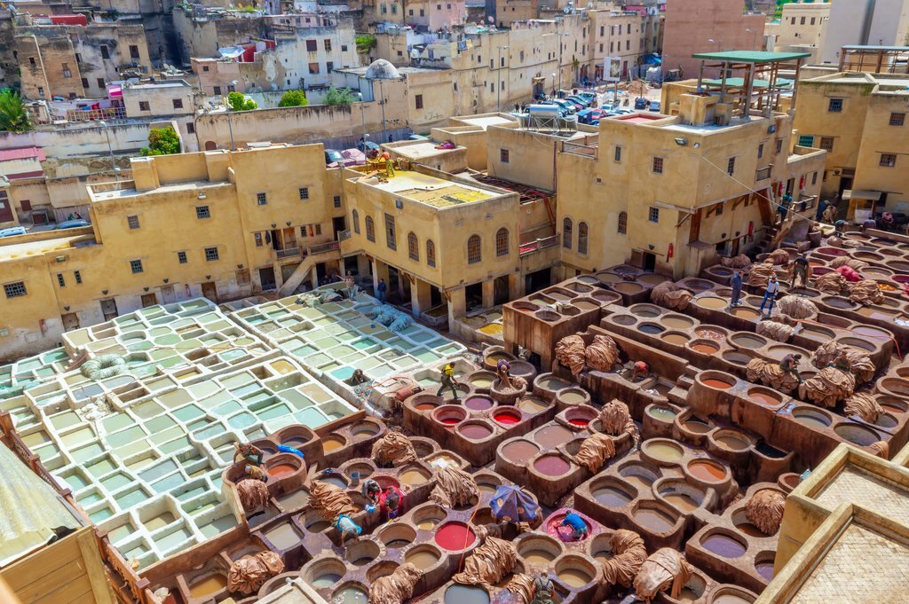 Tanneries in Fes