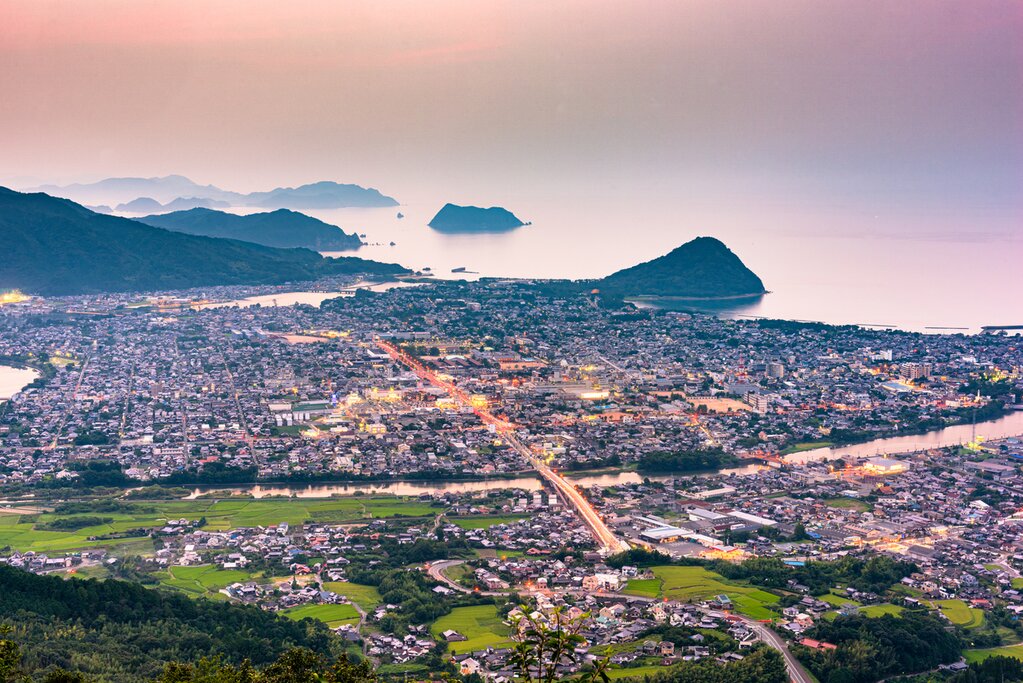 Hagi City along Sea of Japan, Yamaguchi Prefecture