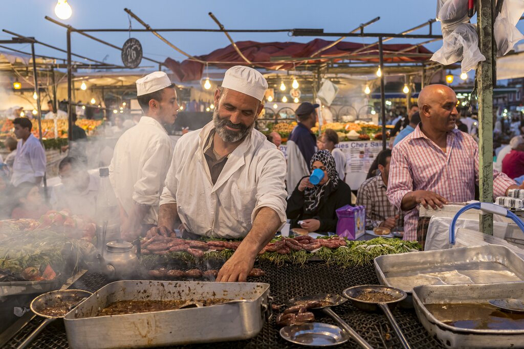 Evening Marrakech Street Food Tour