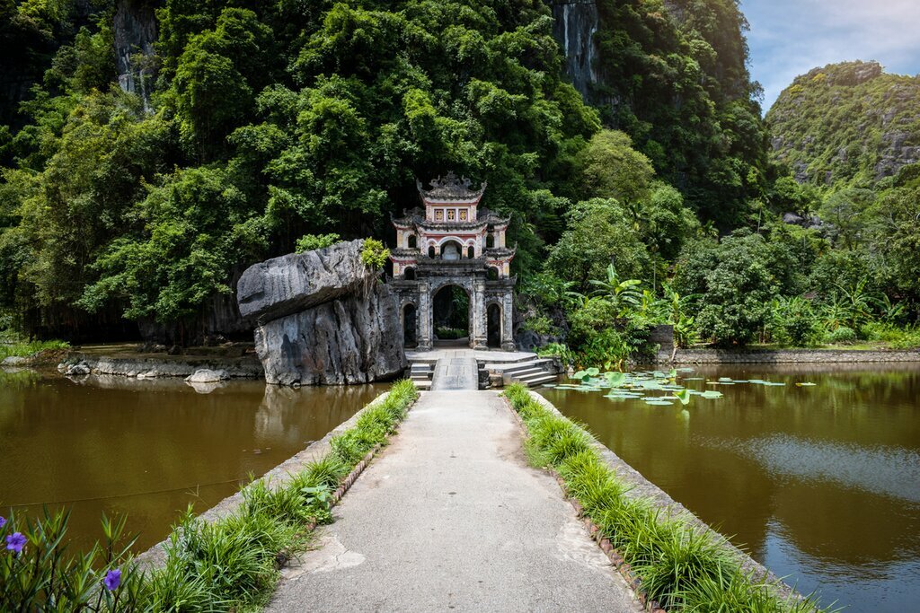 Bich Dong Pagoda in Ninh Binh, Vietnam