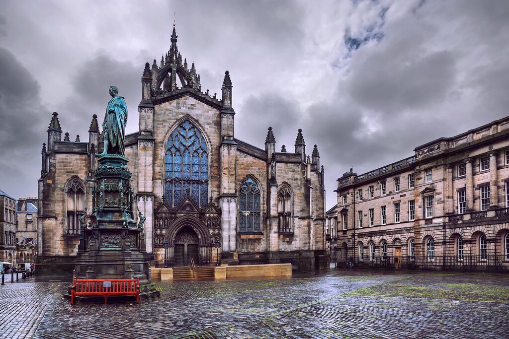 St Giles Cathedral in Edinburgh's Old Town