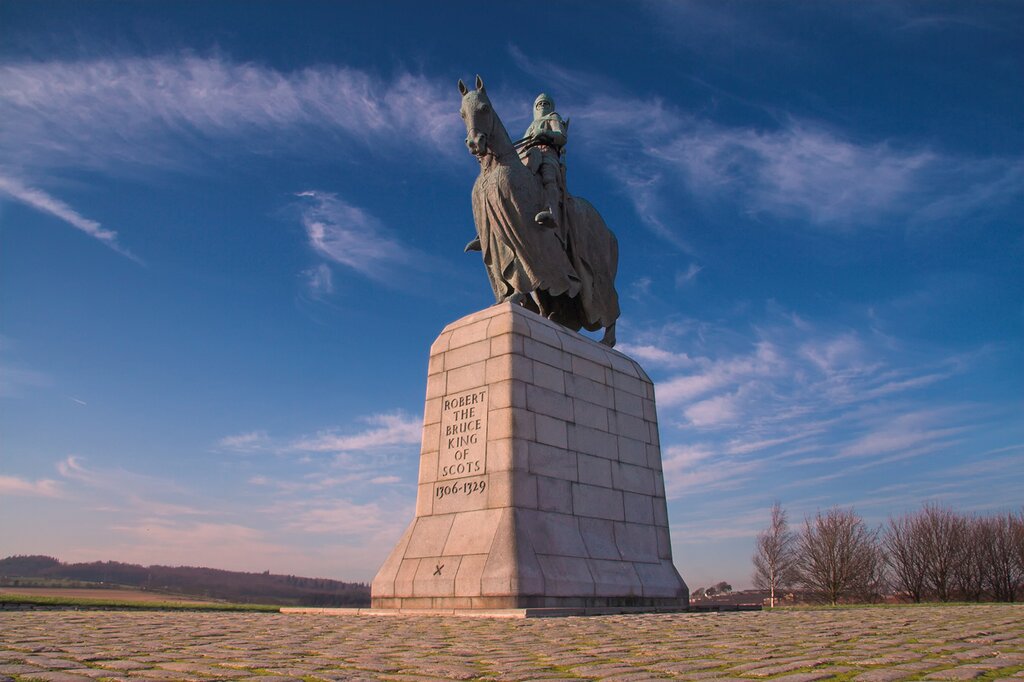 Robert The Bruce Statue at Bannockburn