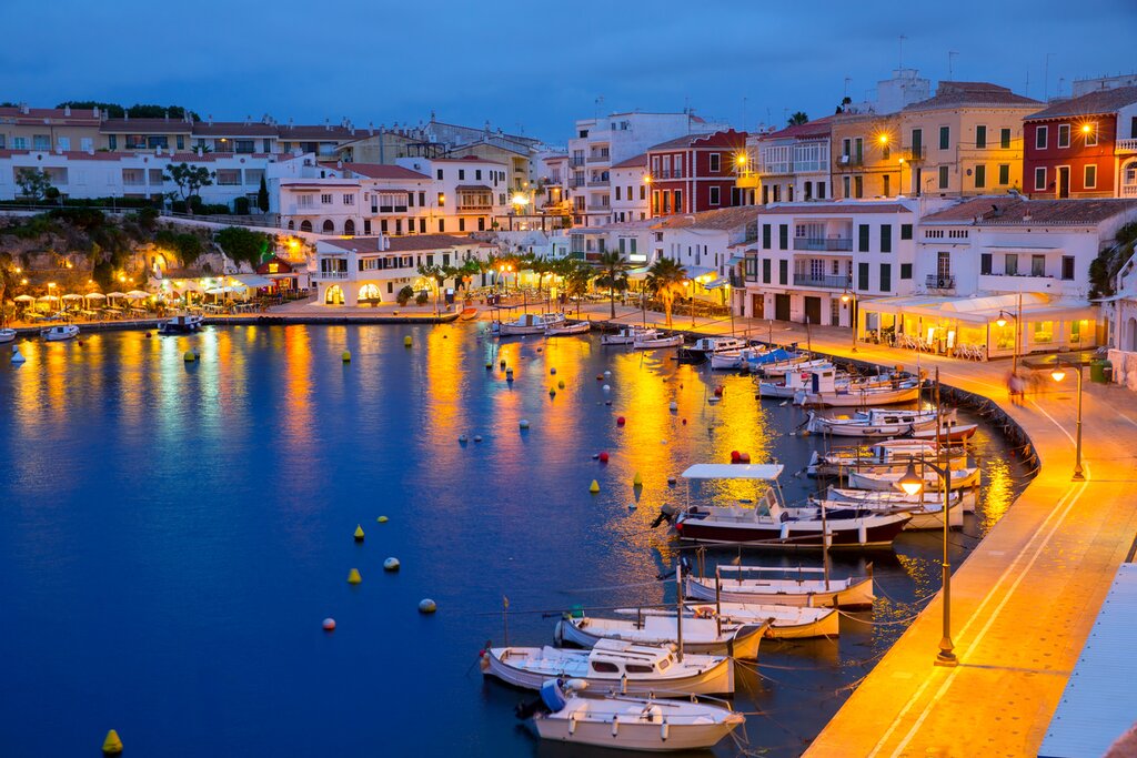 sunset in Menorca