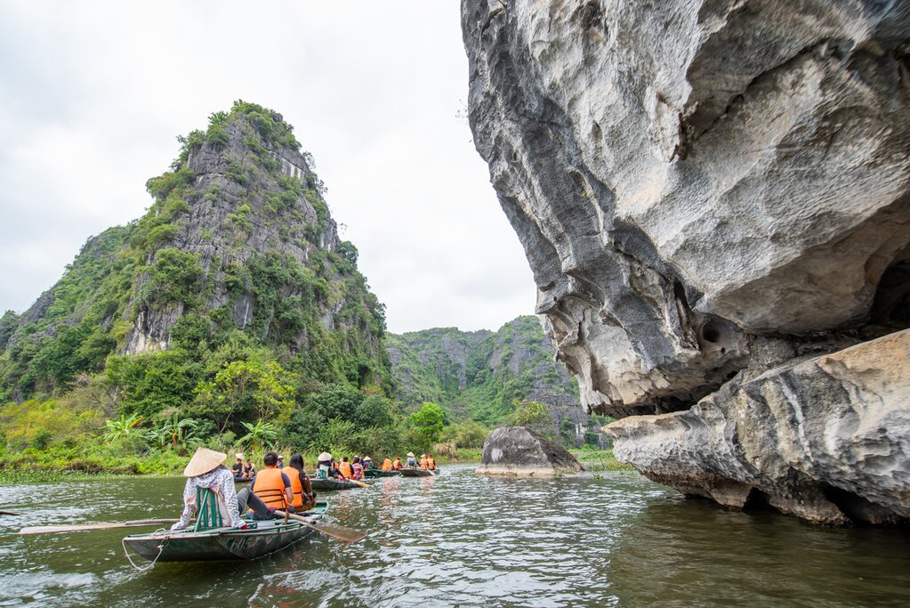 Take a boat out to the famous Galaxy Grotto