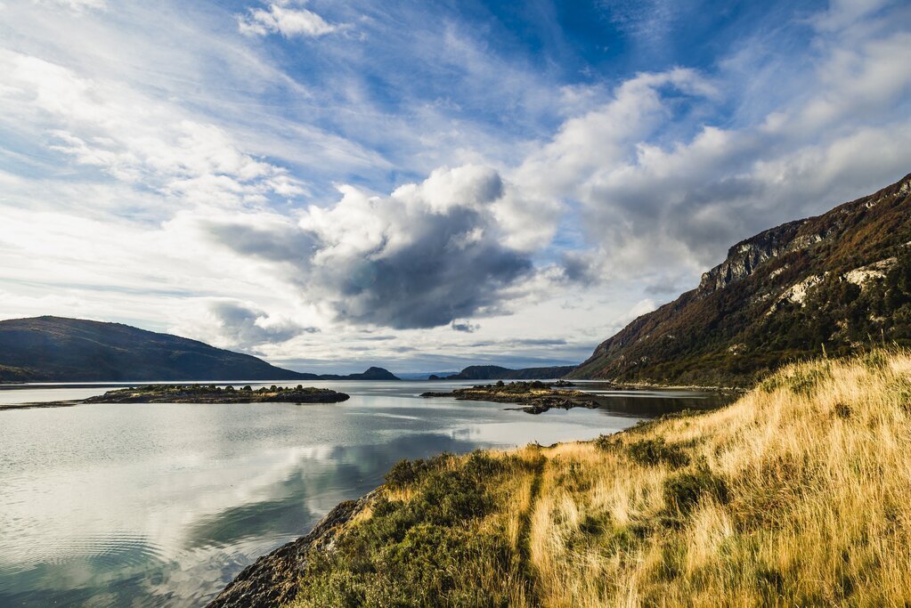 Your first glimpse of Patagonia comes when you land in Tierra del Fuego, at the region's southernmost tip