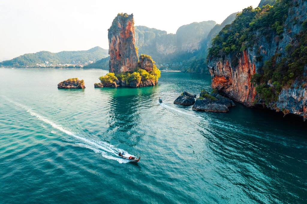 Visit the iconic Maya Bay, seen in the movie "The Beach"