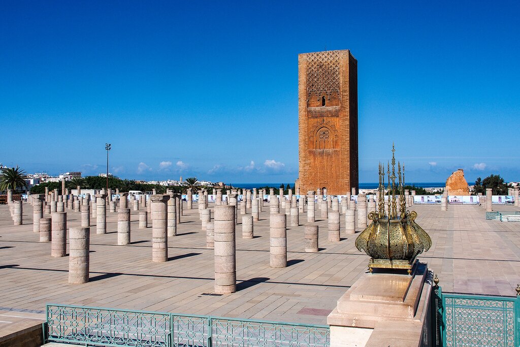 The Hassan Tower in Rabat