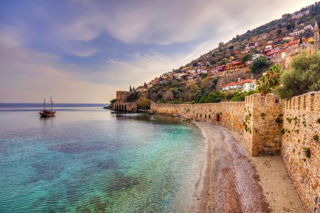 End your trip in Antalya, the largest city on the Turquoise Coast