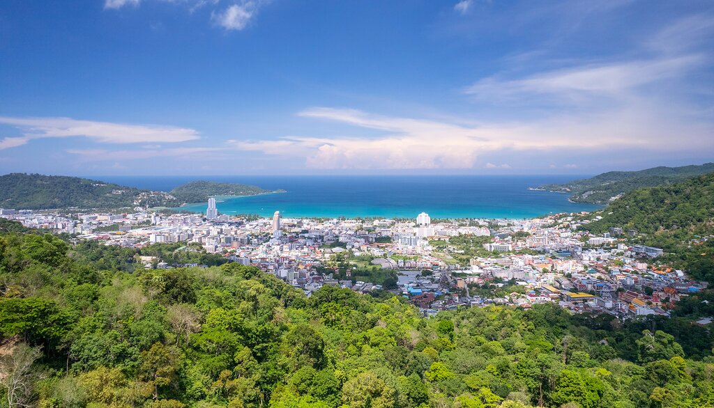 Patong Bay in Phuket, Thailand