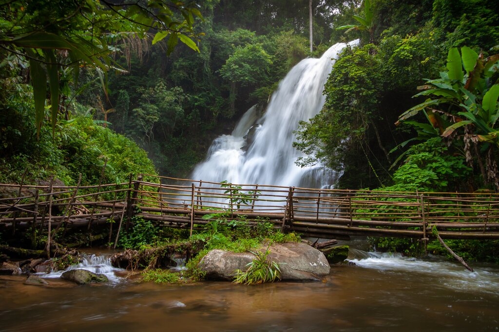 Refresh with a dip in the Pa Dok Siew Waterfall, Chiang Mai