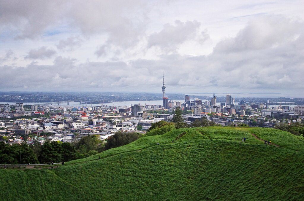 Auckland as viewed from Mount Eden