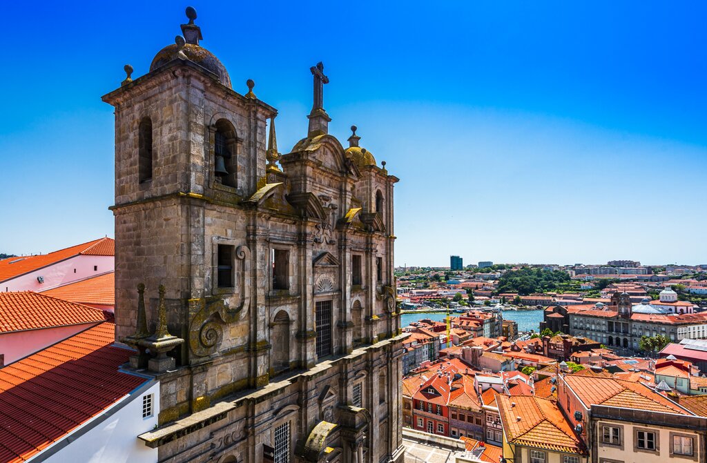 View of Porto from the Porto Cathedral