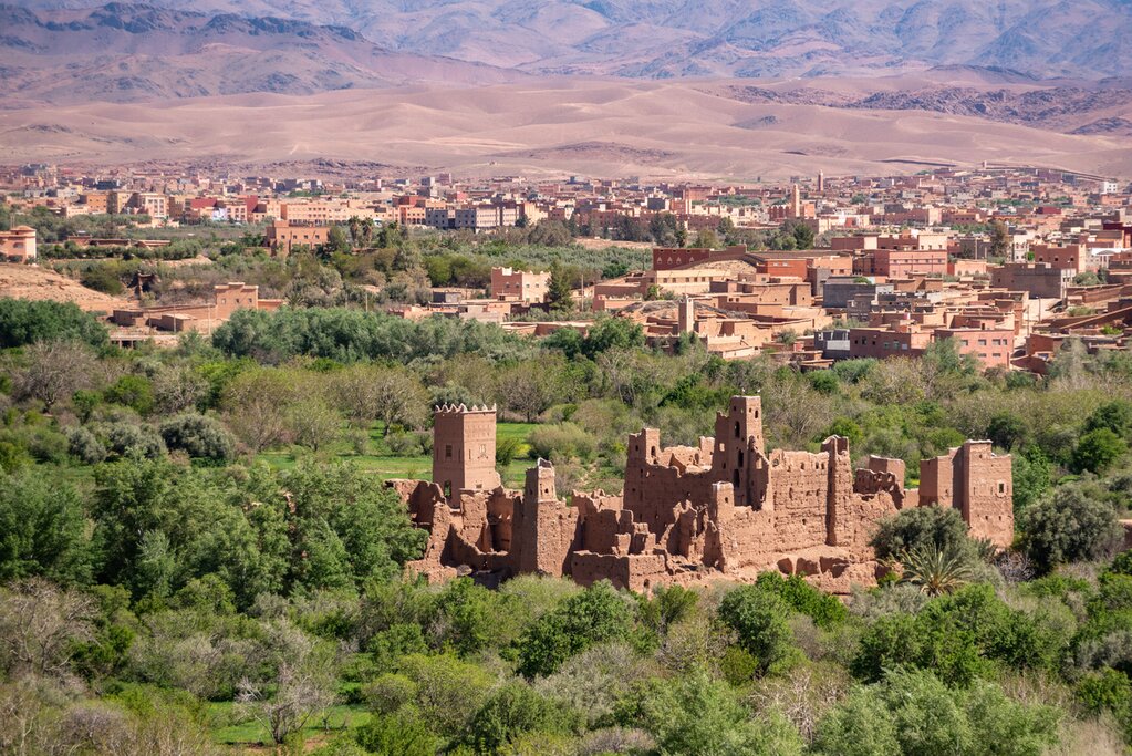 Lush Dades Valley and Kasbahs