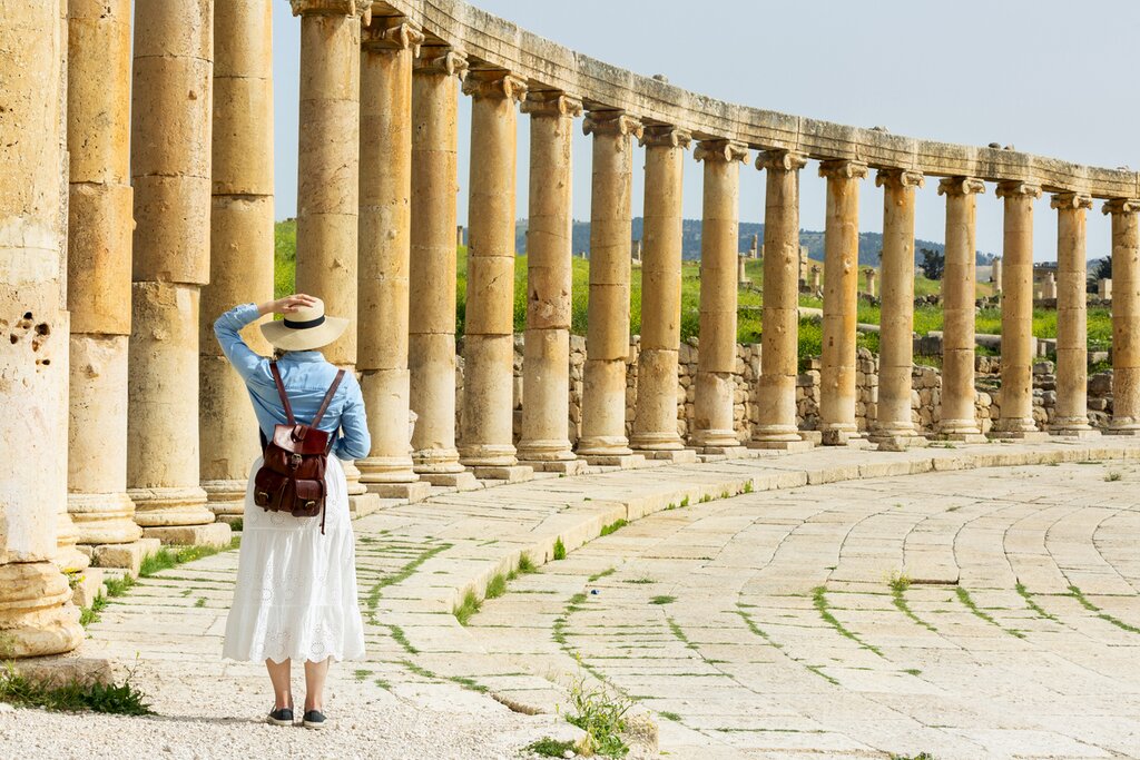 Discover the best-preserved Greco-Roman city in the Middle East at the Archaeological Site of Jerash