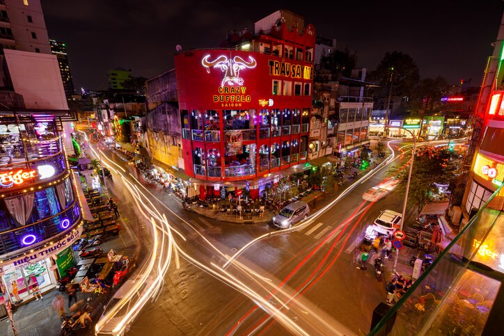 Saigon Food Tour At Night On a Vespa Bike