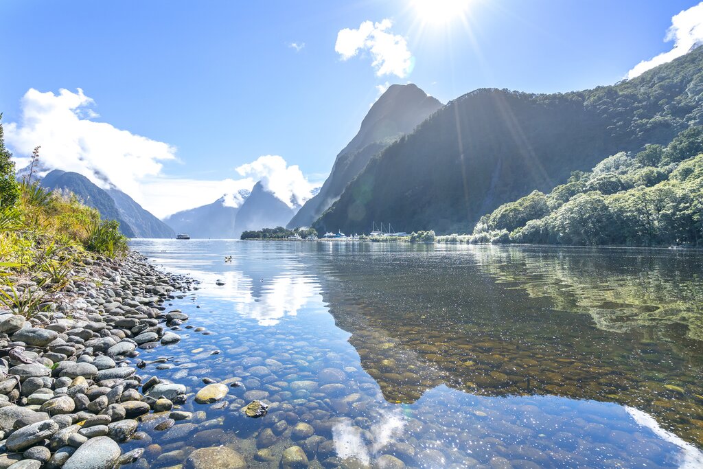 The world-famous Milford Sound