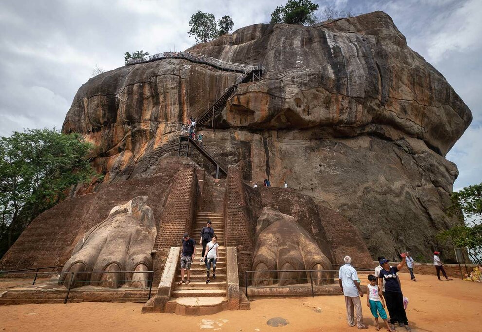 Ascend the carved fortress of Sigiriya