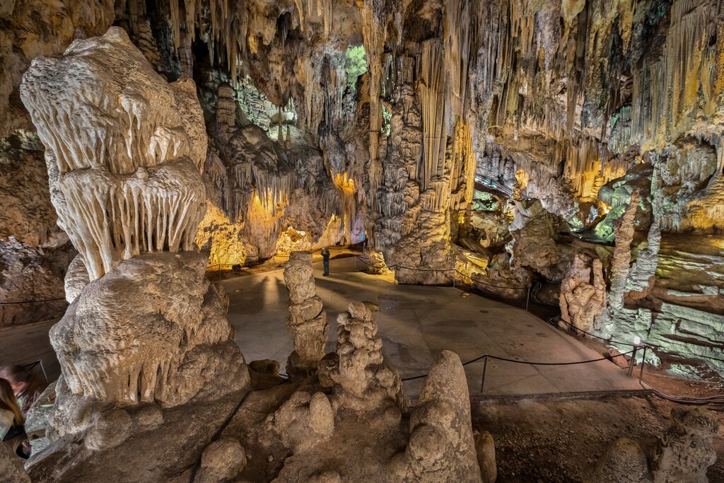 Inside Nerja Cave