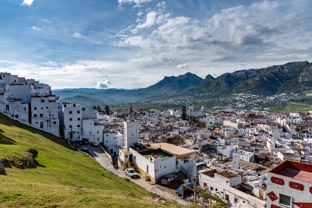 The medina of Tetouan in Morocco