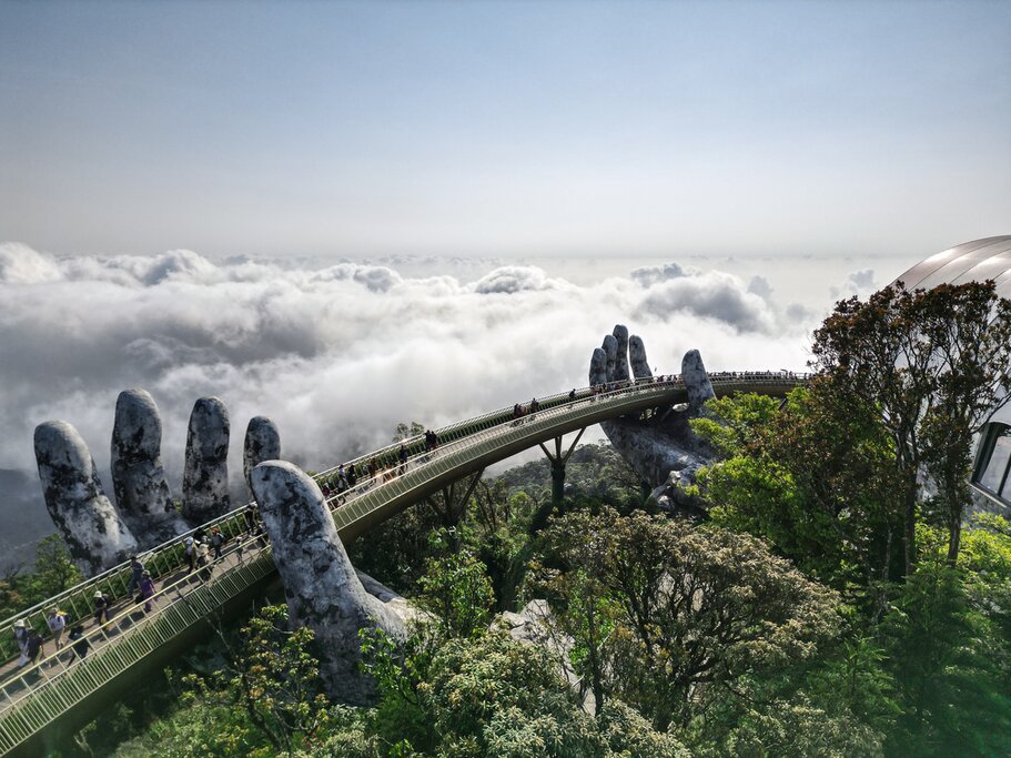 Soar into the clouds with a cable car ride up Ba Na