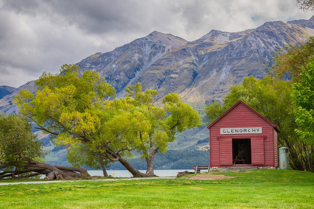 Glenorchy Wharf Lake Wakatipu New Zealand