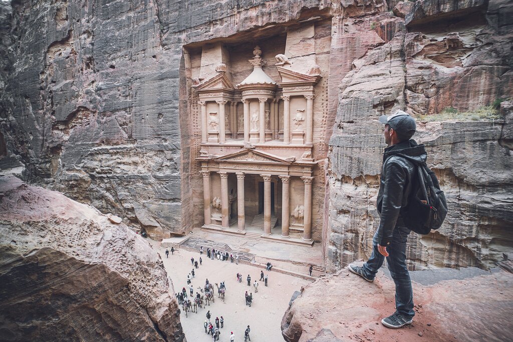 Hike a portion of the Jordan Trail, ending in the UNESCO-listed Petra