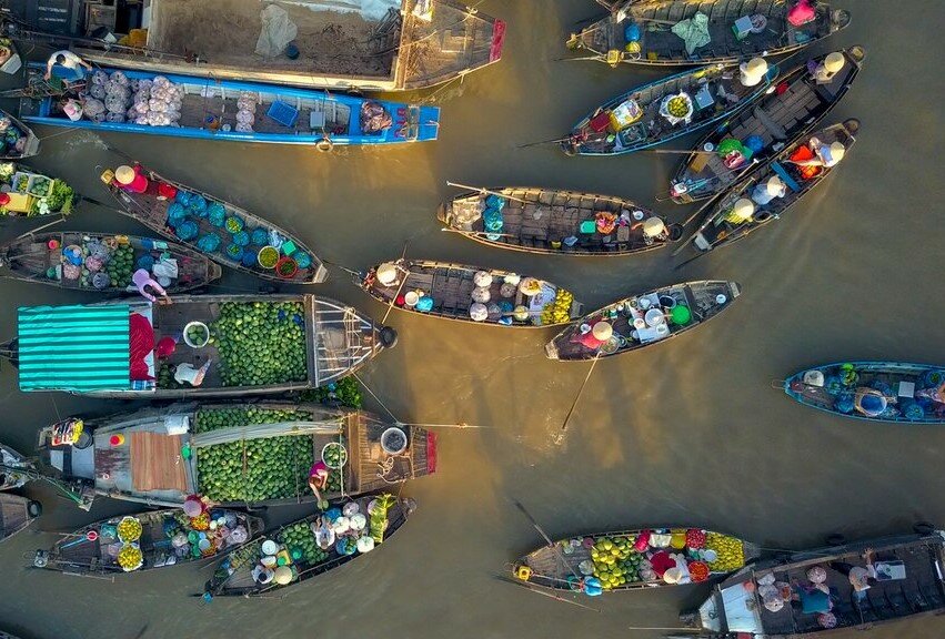 Transfer from Saigon to Chau Doc via Cai Be