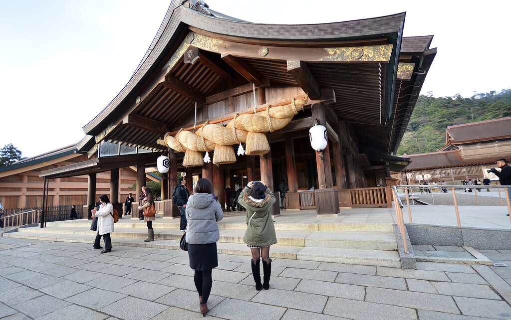 Izumo-taisha is one of the most important Shinto shrines in Japan