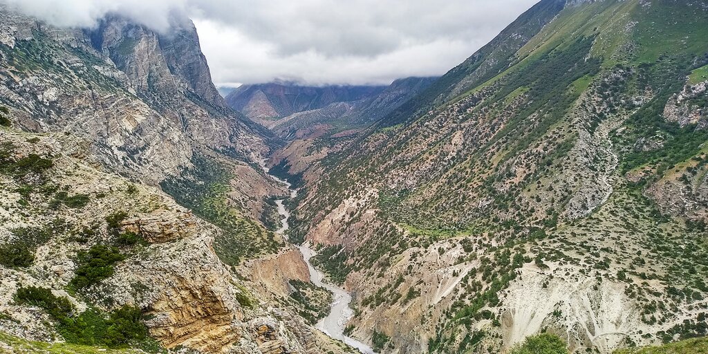 A look down the valley