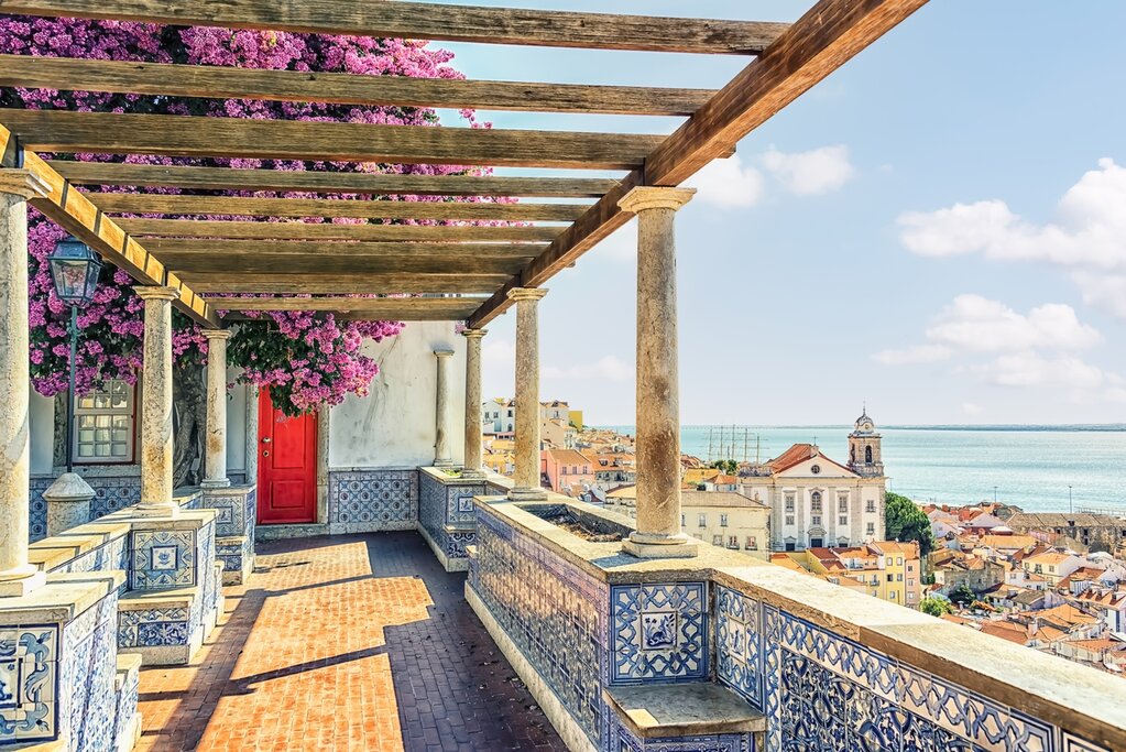 Urban garden in Lisbon