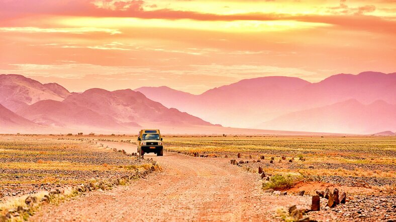 Sunset over Sossusvlei