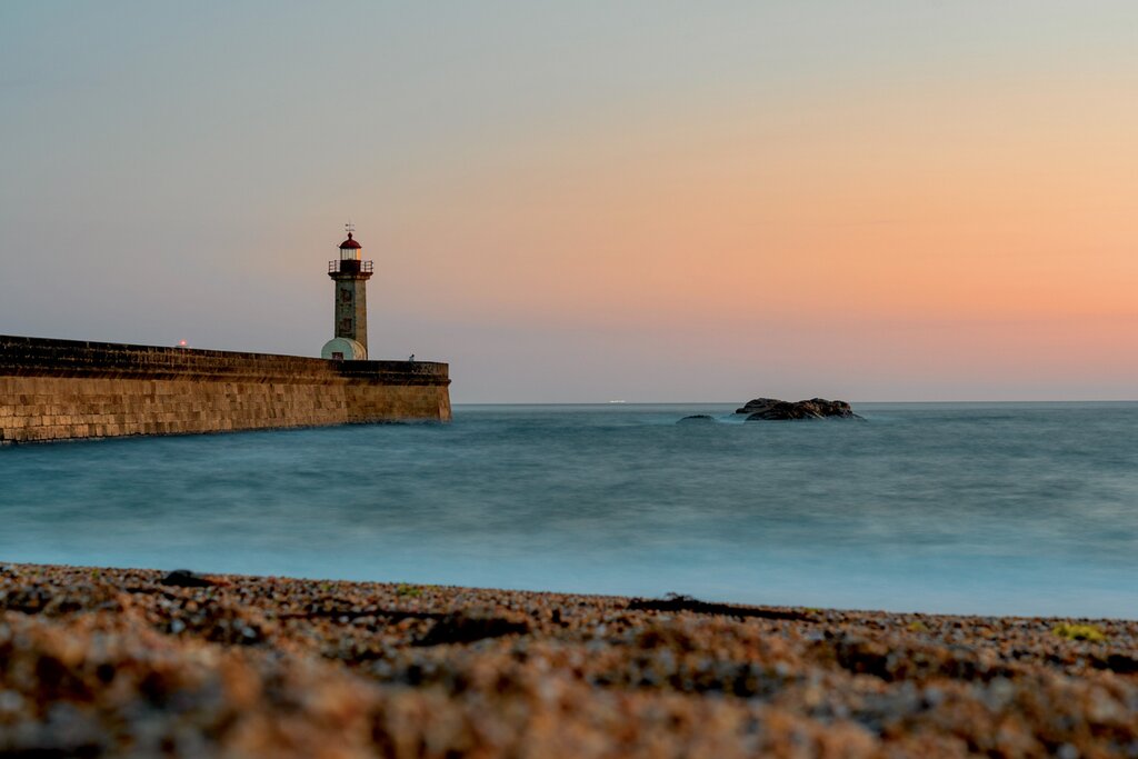 Lighthouse in Foz, Porto