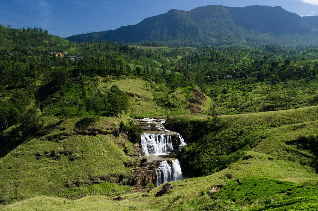 Nuwara Eliya's lush mountain landscapes