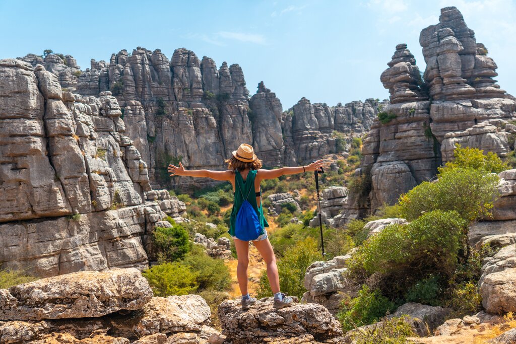 Hiking in  El Torcal National Park