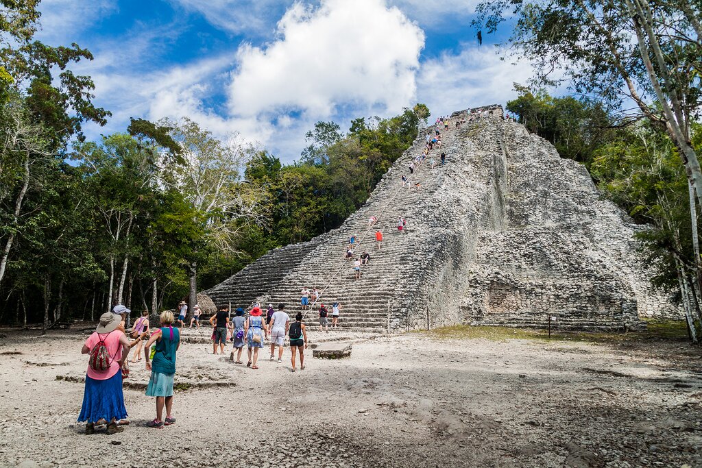 Hike up Nohoch Mul in Cobá