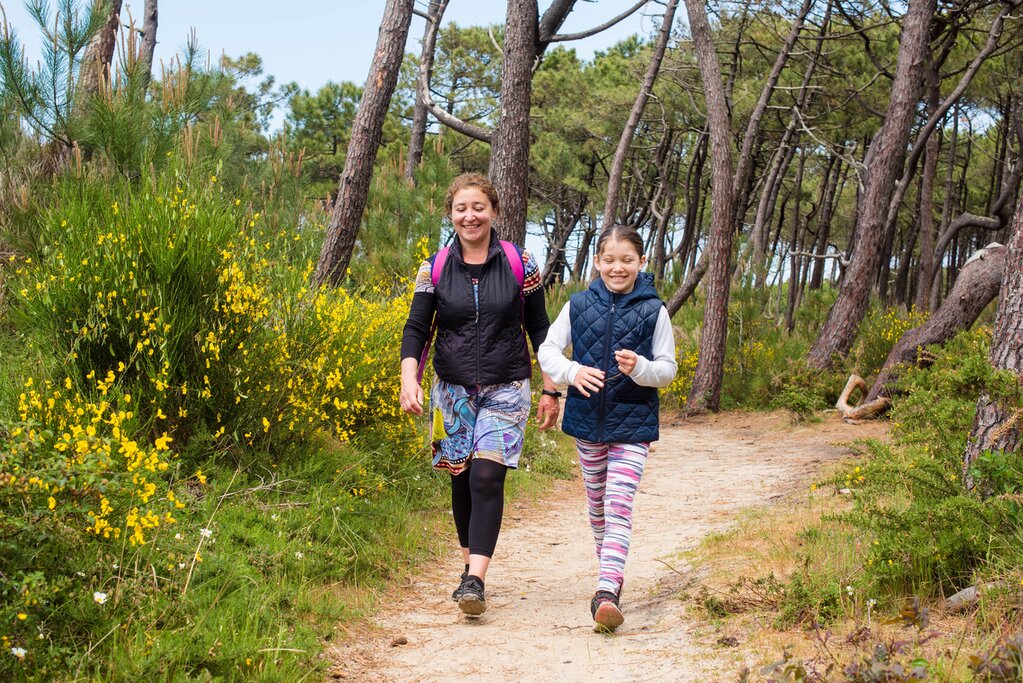 Hiking along the coast