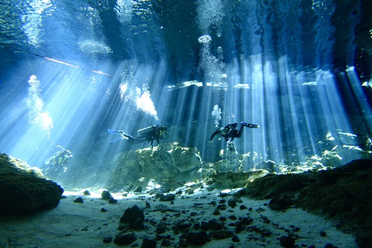 A cenote in Mexico