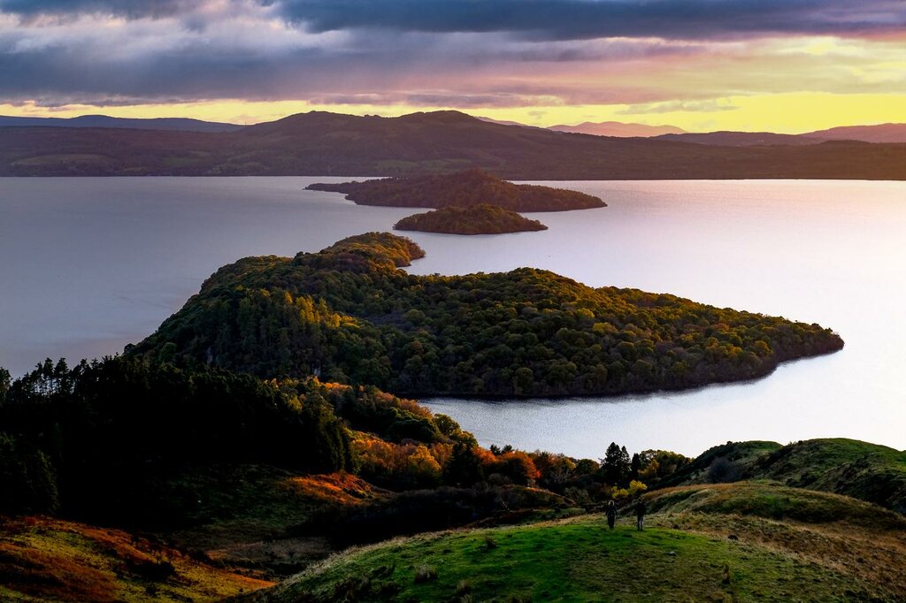 Conic Hill walk, Balmaha, a lovely view over Loch Lomond