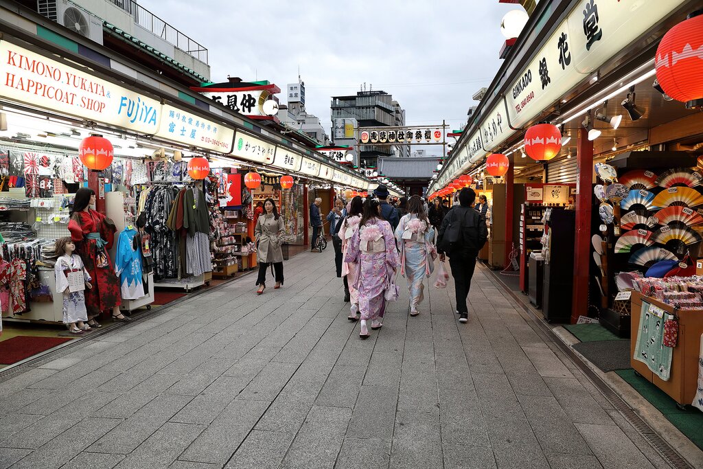 Wear a traditional kimono as you sightsee today
