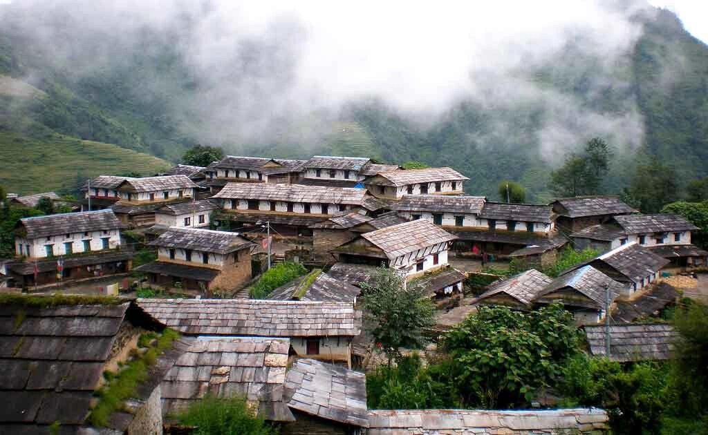 Trek from Ghandruk to Nayapul, Drive to Pokhara