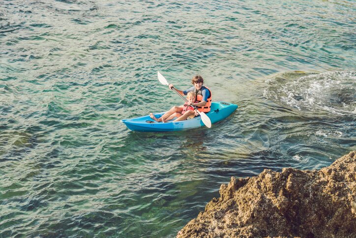 Kayak the crystal-clear waters of La Herradura