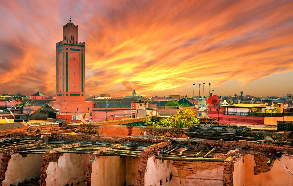 Soak up vibrant city life in Marrakesh