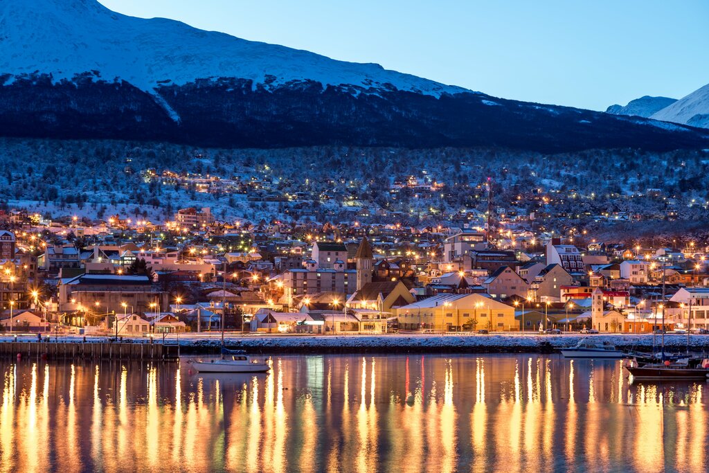 The lakeside town of El Calafate
