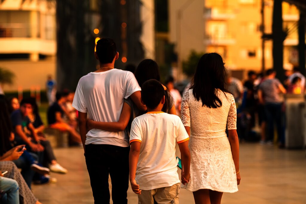 Farwell Peru: a family walk Lima's Miraflores neighborhood at sunset